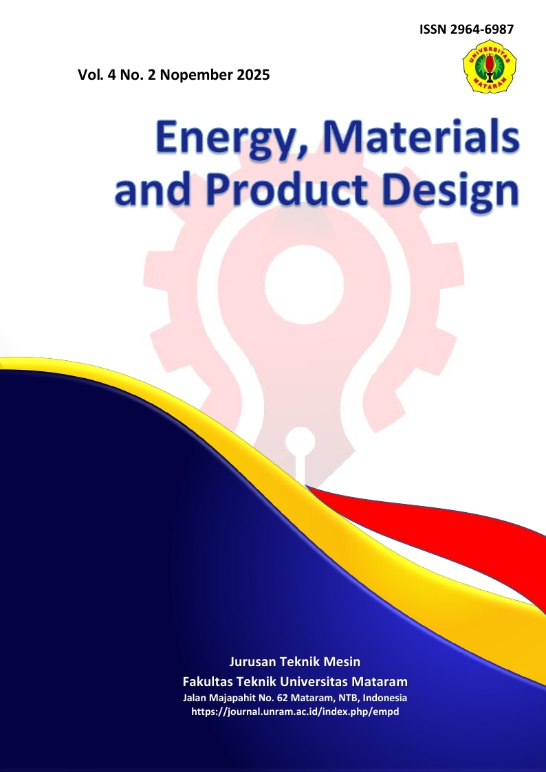 					View Vol. 4 No. 2 (2025): Energy, Materials and Product Design
				