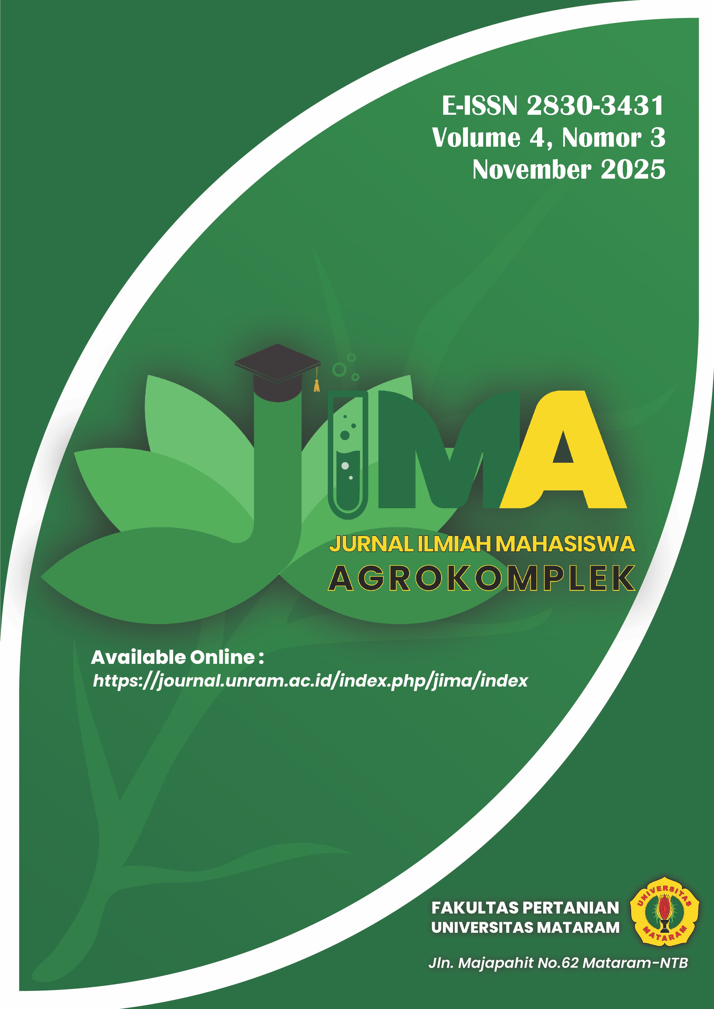 					Lihat Vol 4 No 3 (2025): Jurnal Ilmiah Mahasiswa Agrokomplek
				