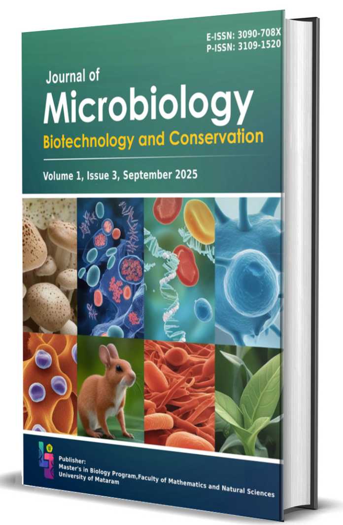 					View Vol. 1 No. 3 (2025): Journal of Microbiology, Biotechnology and Conservation (jMBC)
				