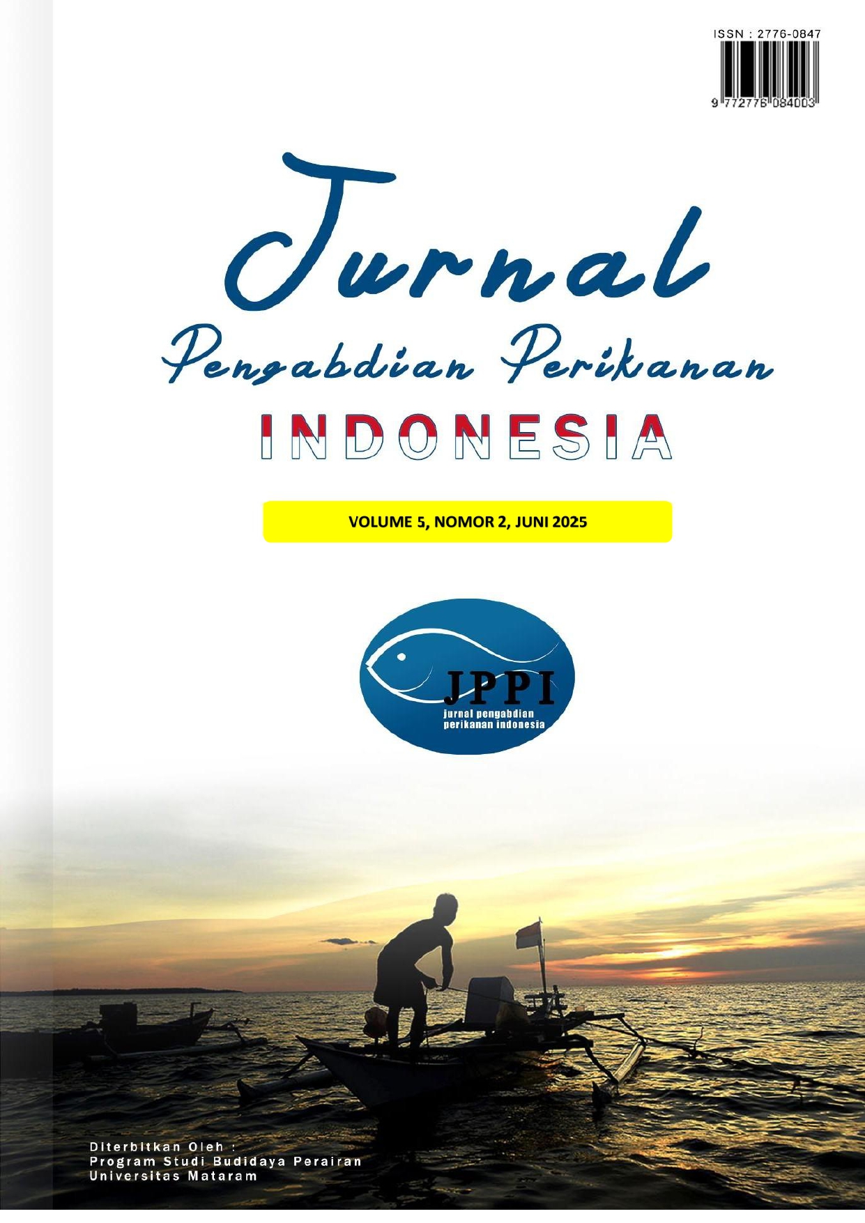 					View Vol. 5 No. 2 (2025): Jurnal Pengabdian Perikanan Indonesia
				