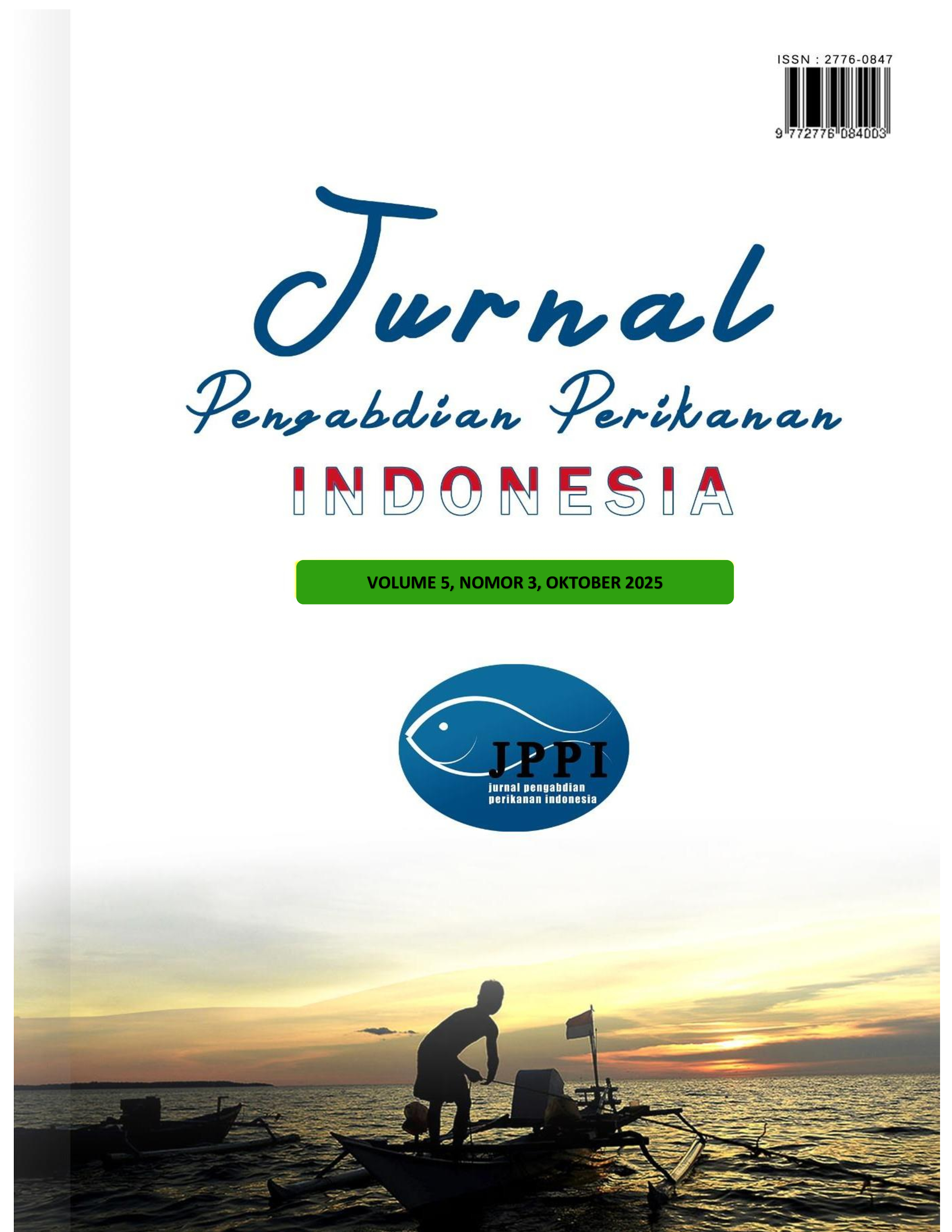 					View Vol. 5 No. 3 (2025): Jurnal Pengabdian Perikanan Indonesia
				
